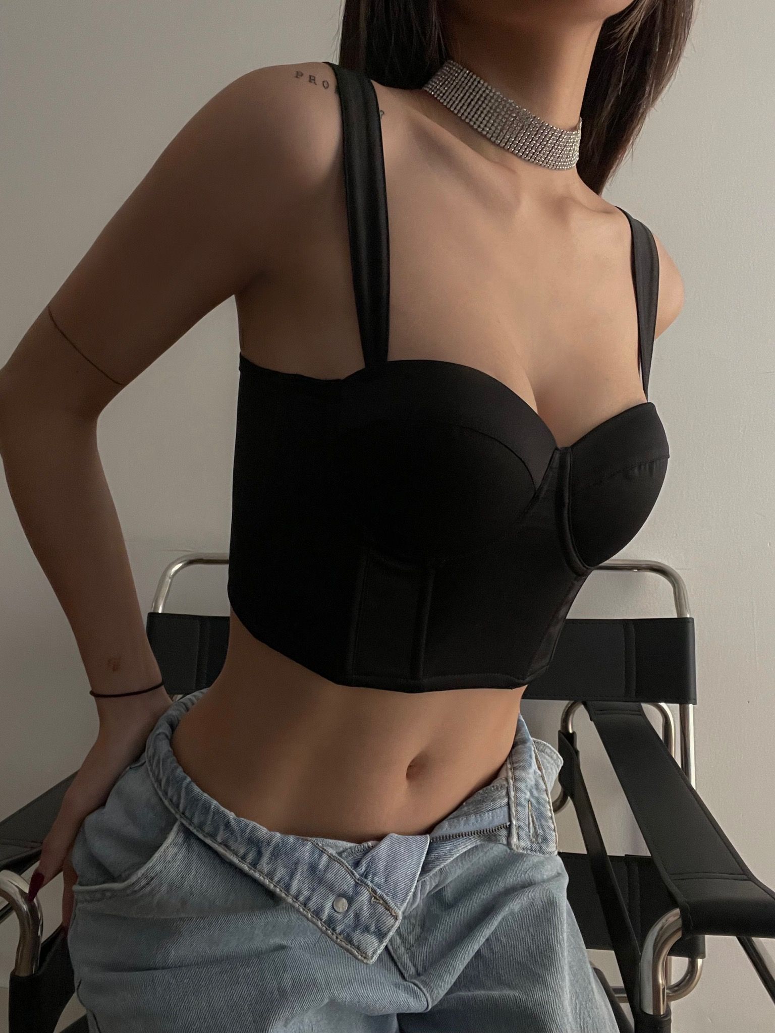 Áo Corset Petty Brawee - Lux Corset Đen