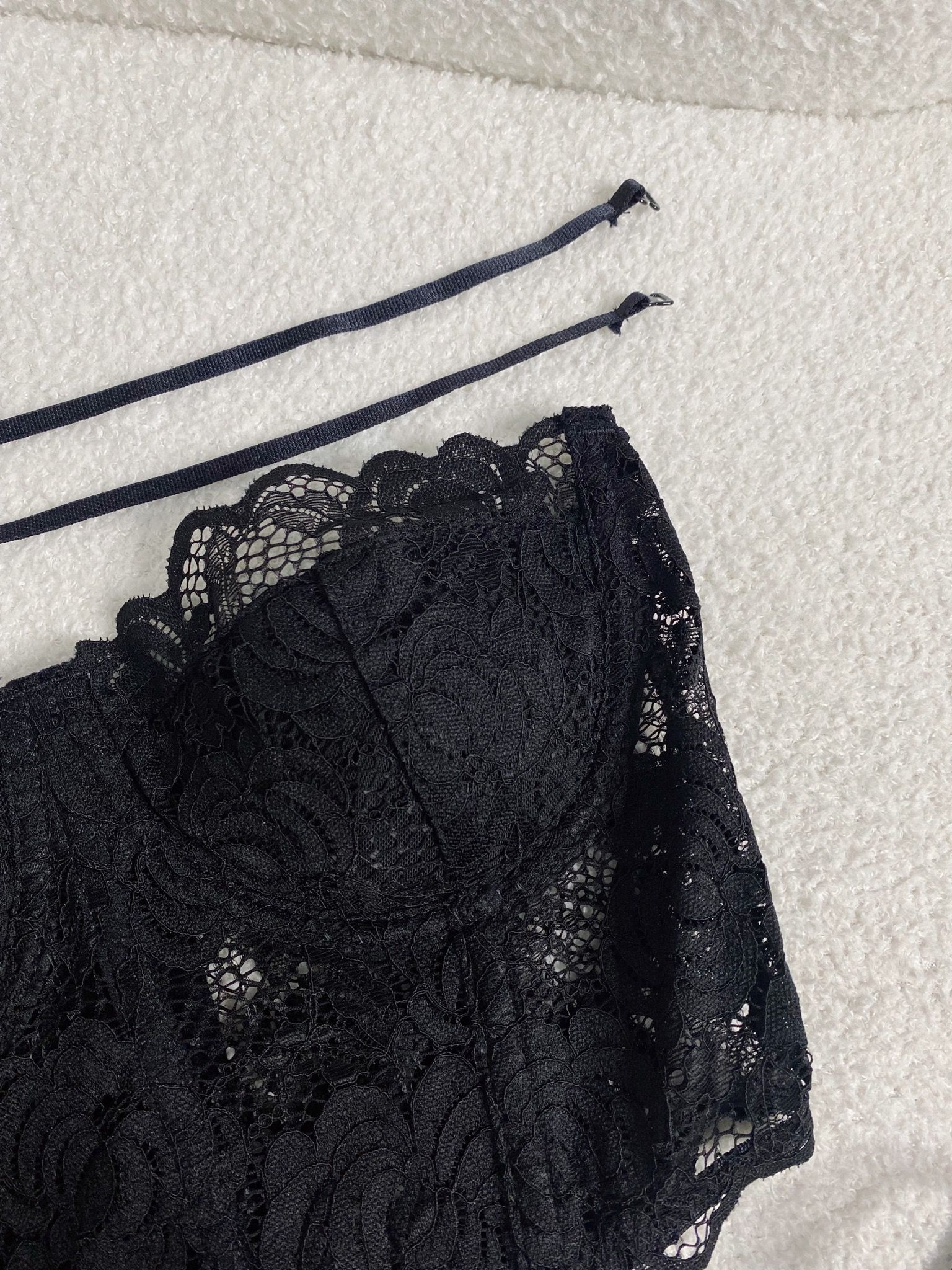 Lisa Corset - Set Đồ Lót Petty Brawee Ren Đen
