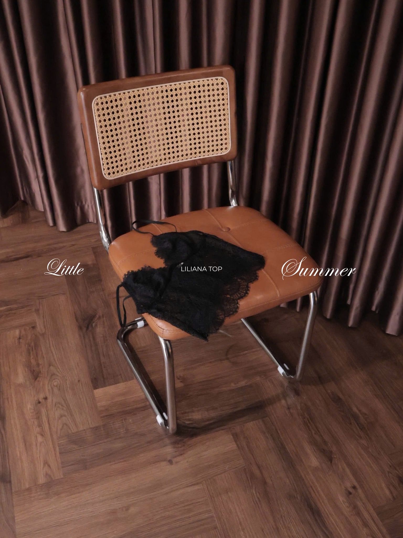 Liliana - Set Đồ Lót Petty Brawee Ren Đen