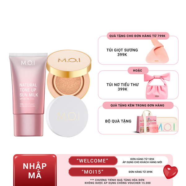 Bộ Trang Điểm Chống Nắng Kiềm Dầu