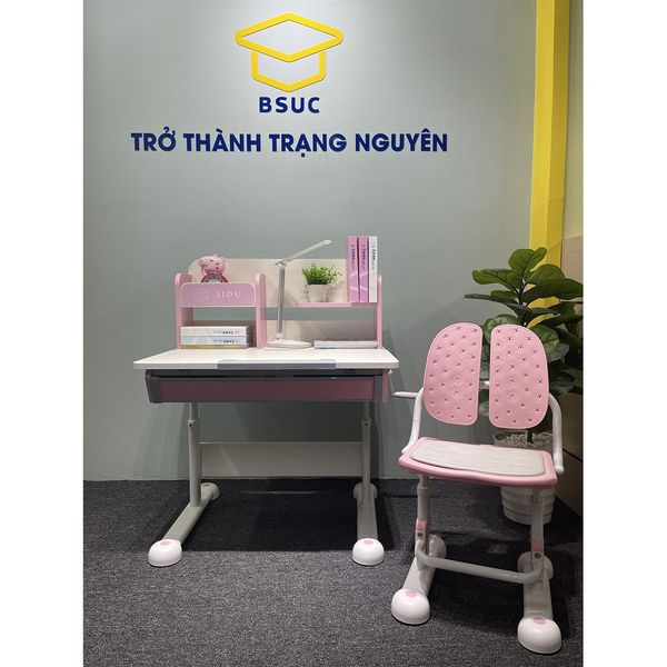 Bộ bàn học thông minh dài 80cm M-1080 và ghế ngồi học chống gù M-167