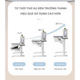 Bàn học thông minh chống gù chống cận dài 120cm DRZ-12002