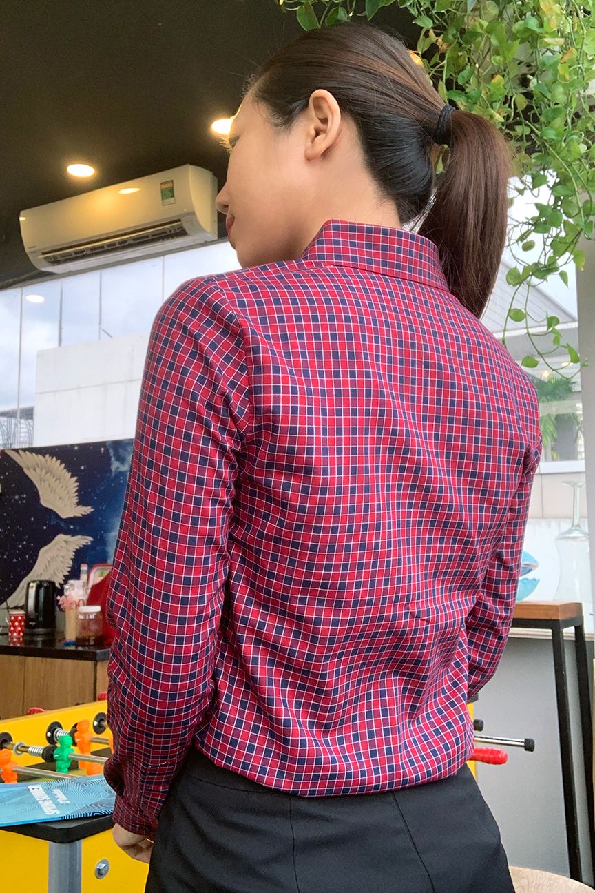 Áo sơ mi Nữ sọc tay dài