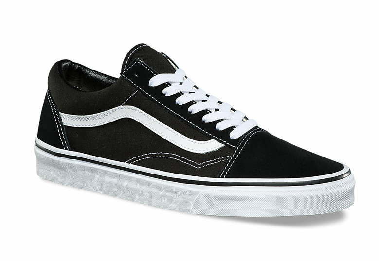 000D3HY28 - Vans Old Skool Black White