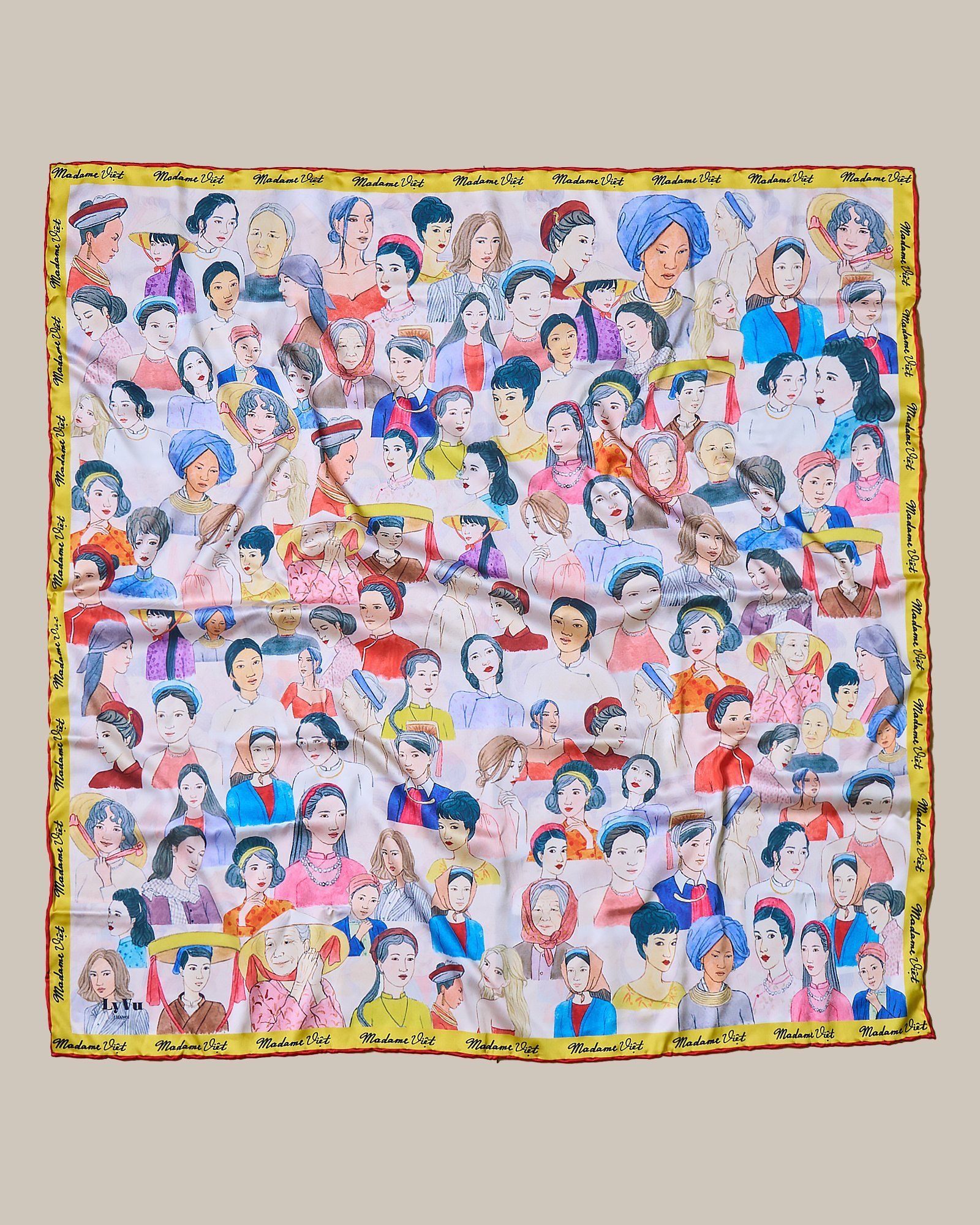 Khăn lụa vuông 90x90 (new) - MADAME VIET