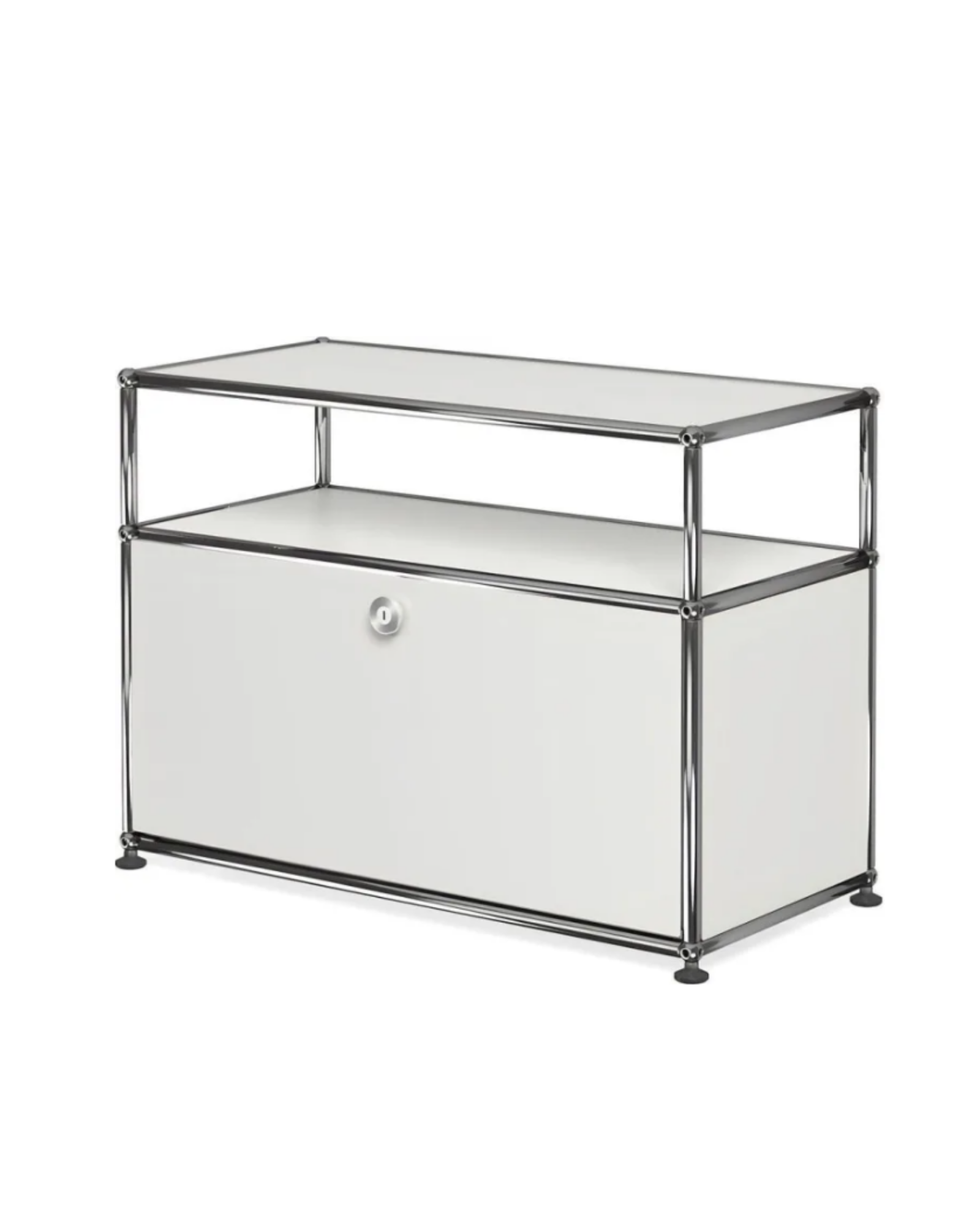  USM HALLER CABINET, OXC LOW - PURE WHITE 