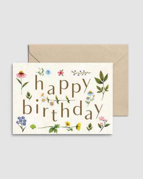  Happy Birthday Card- Ngang 