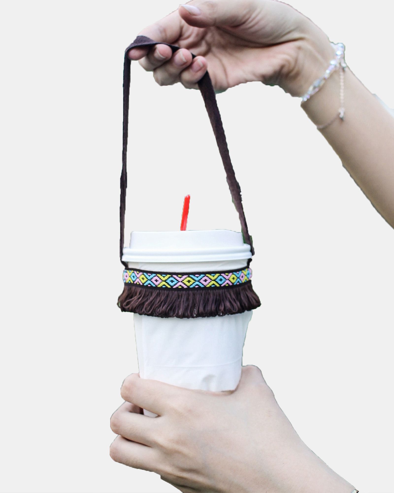 Chocolate Ribbon Tassels