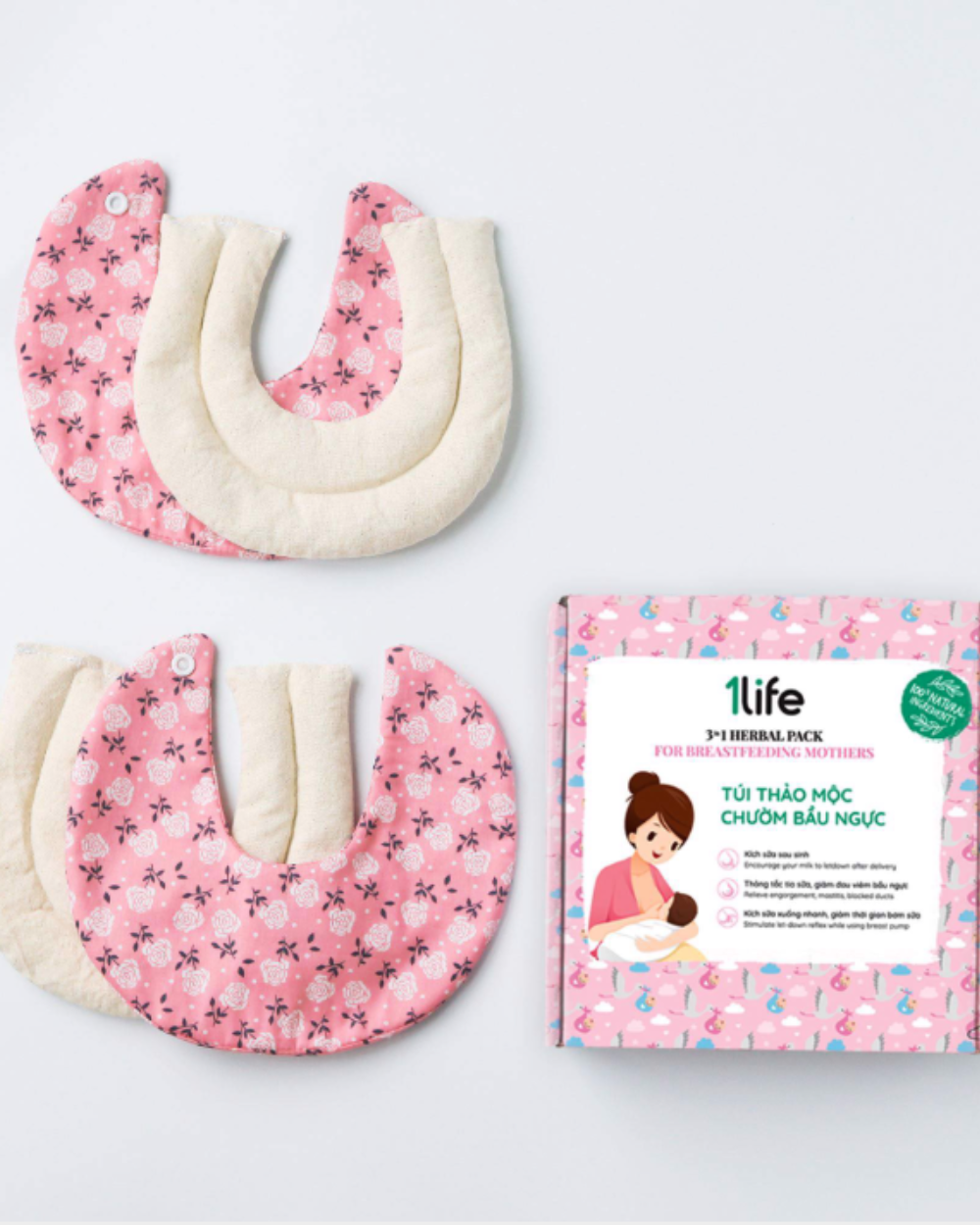 Breast Herbal Pillow - Gối Chườm Bầu Ngực