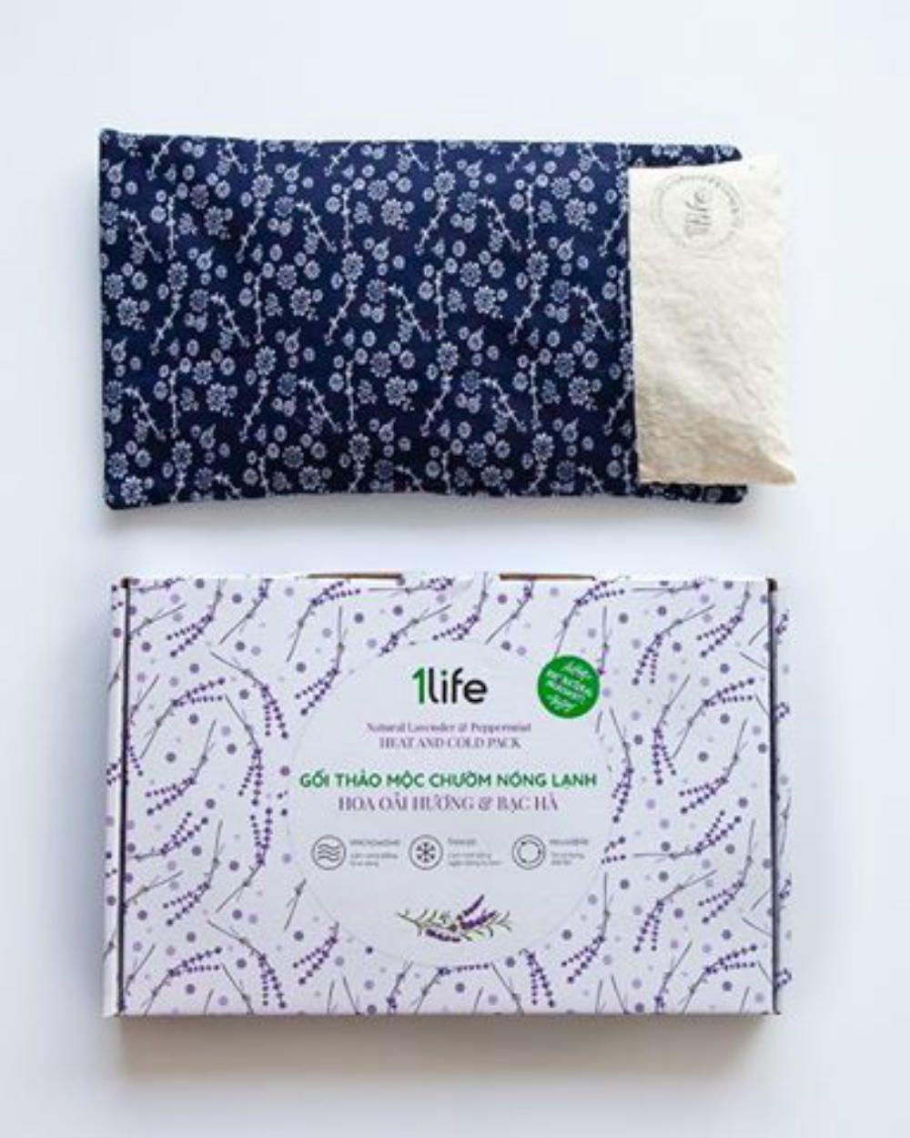 Lavender Herbal Pillow - Gối Chườm Hoa Oải Hương