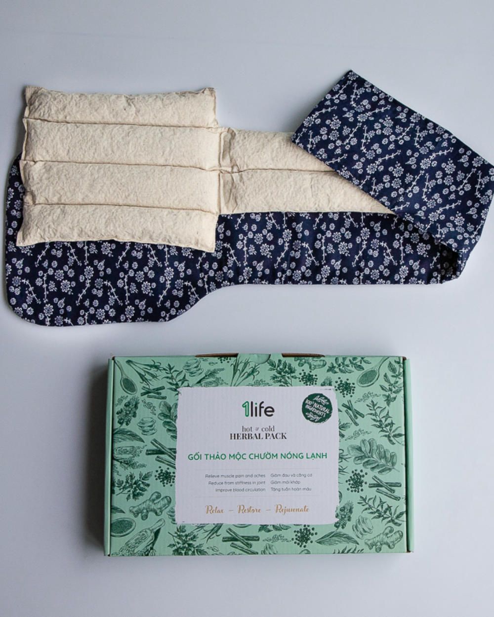 Knee Herbal Pillow - Gối Chườm Đầu Gối