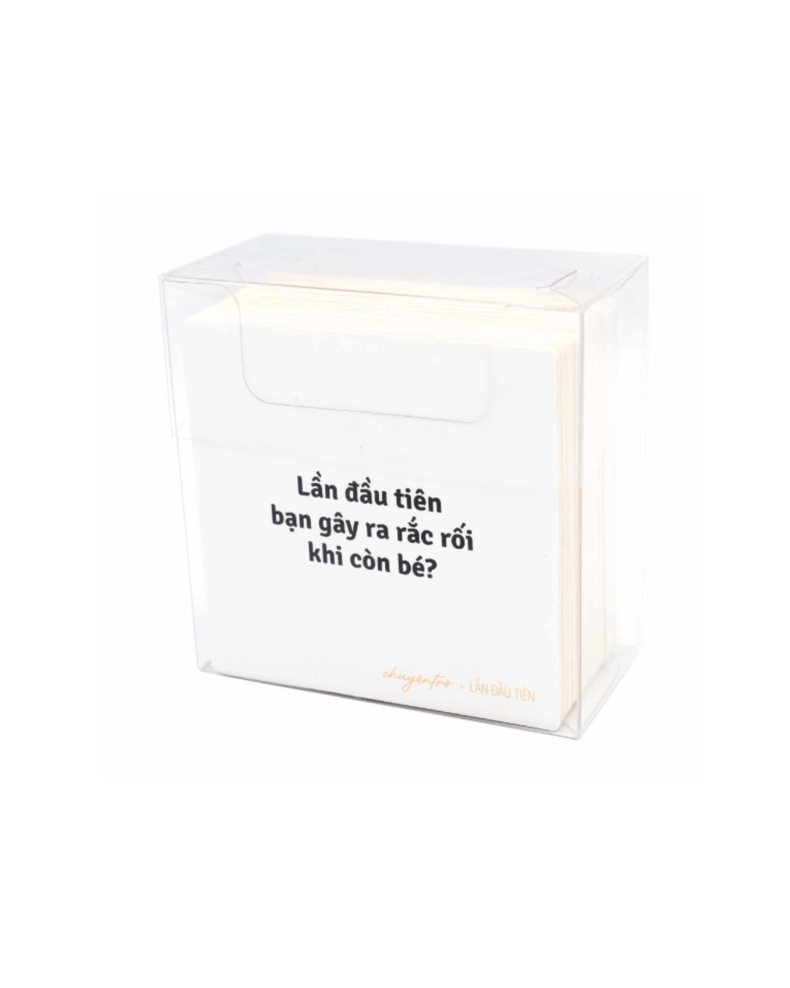 Bộ 64 câu hỏi Chuyện Trò - Lần Đầu Tiên