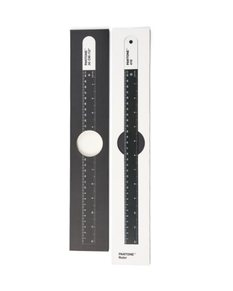  PANTONE RULER 30 CM - BLACK 