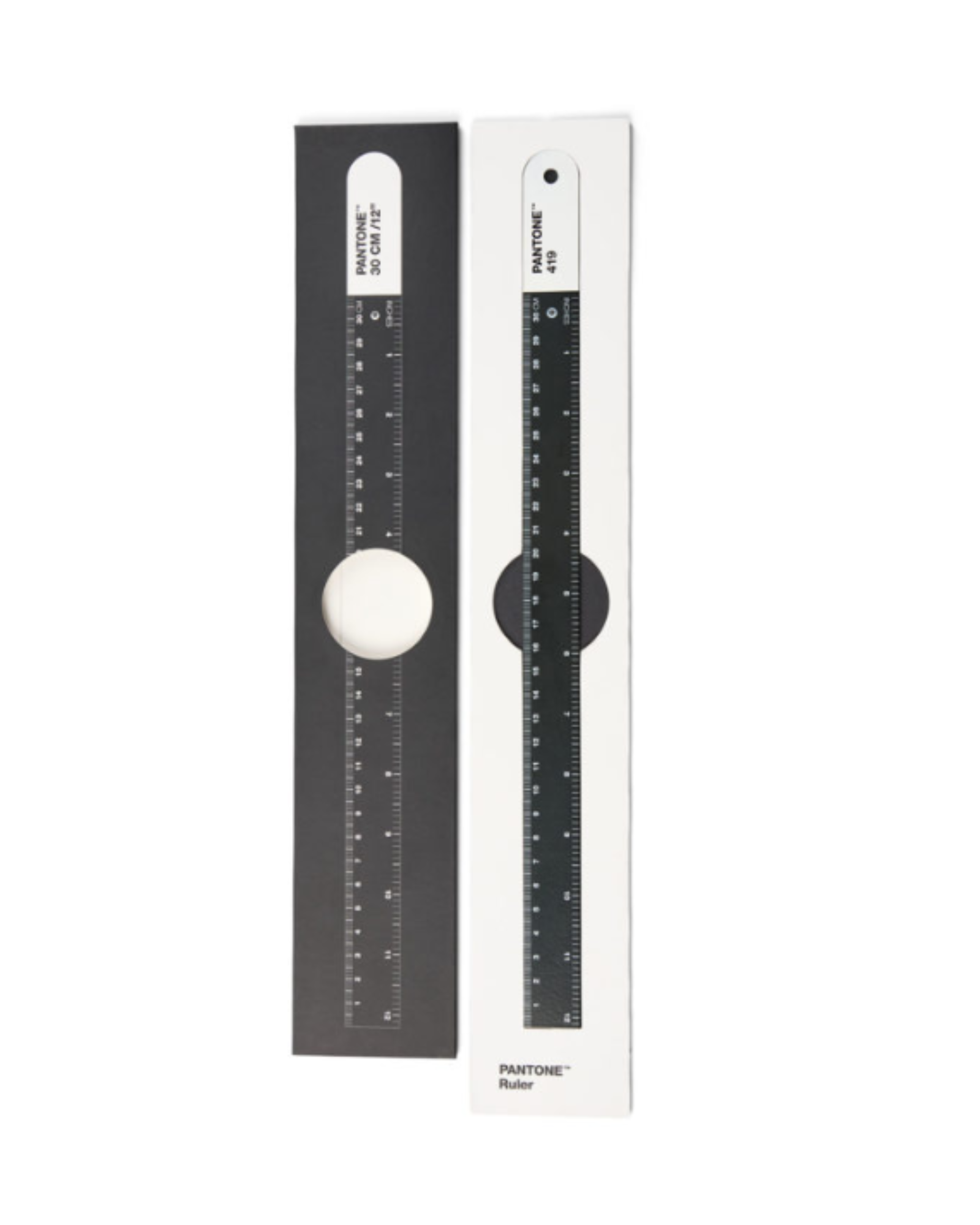 PANTONE RULER 30 CM - BLACK