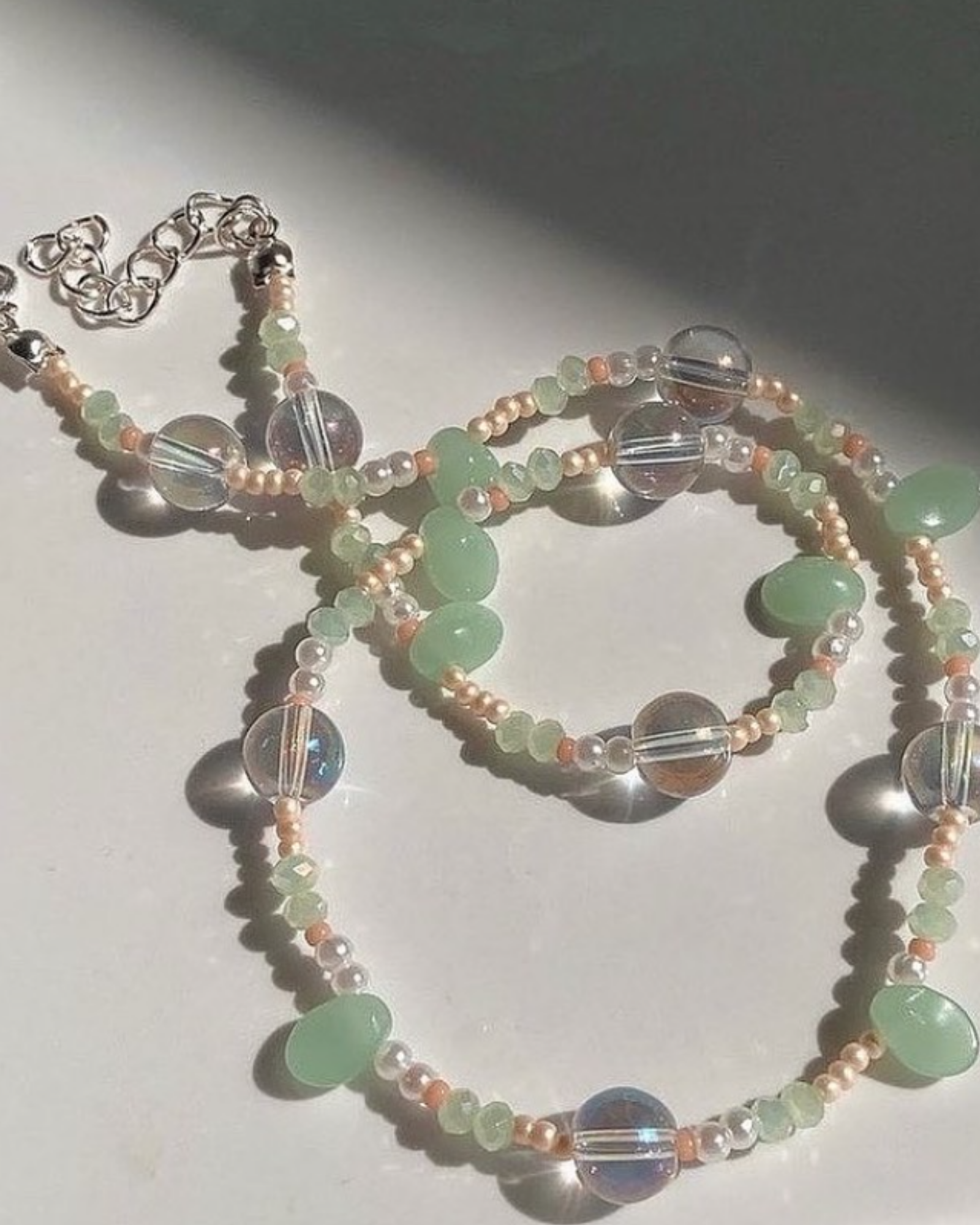 Vòng Cổ Sage green - Không Cham