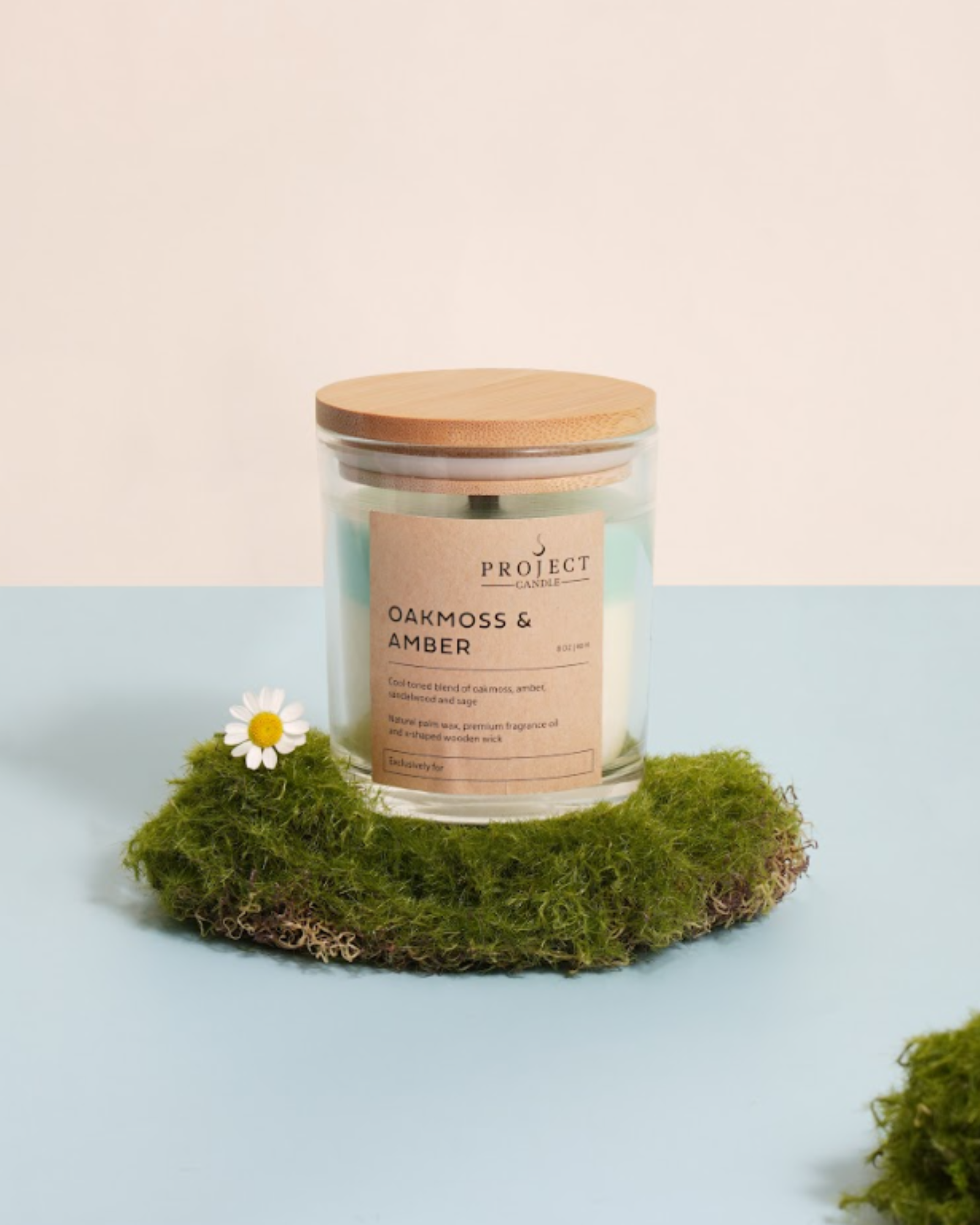 Oakmoss Amber Candle