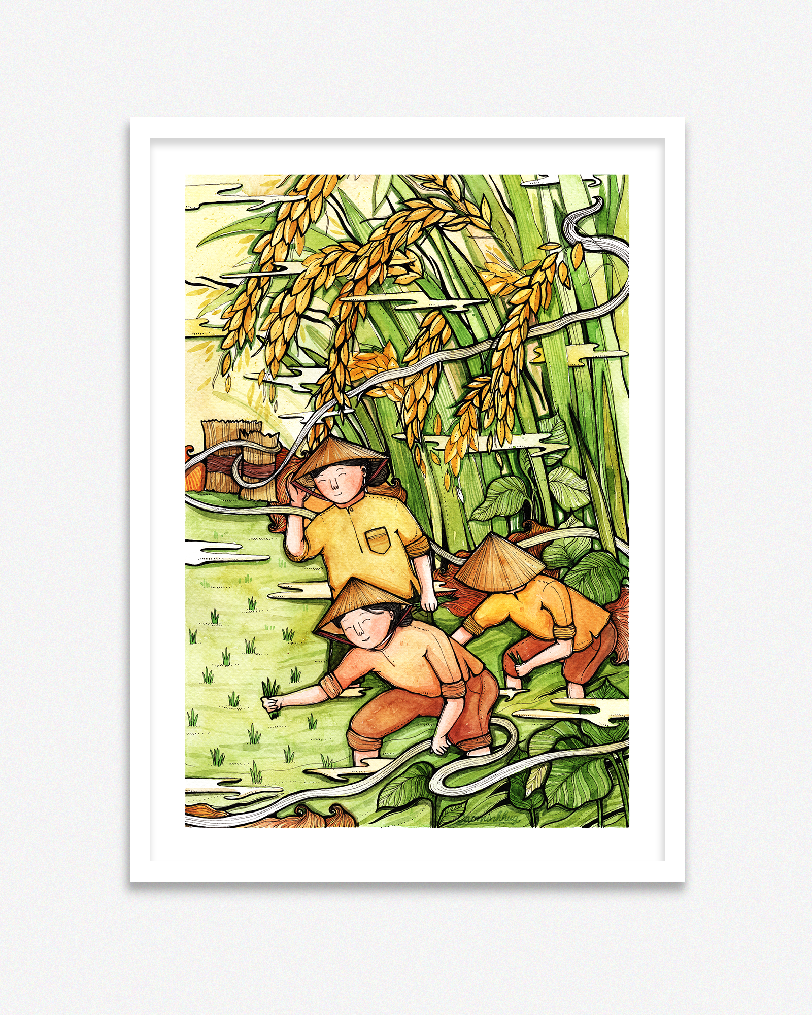 Cultivating Poster - Canh Tác