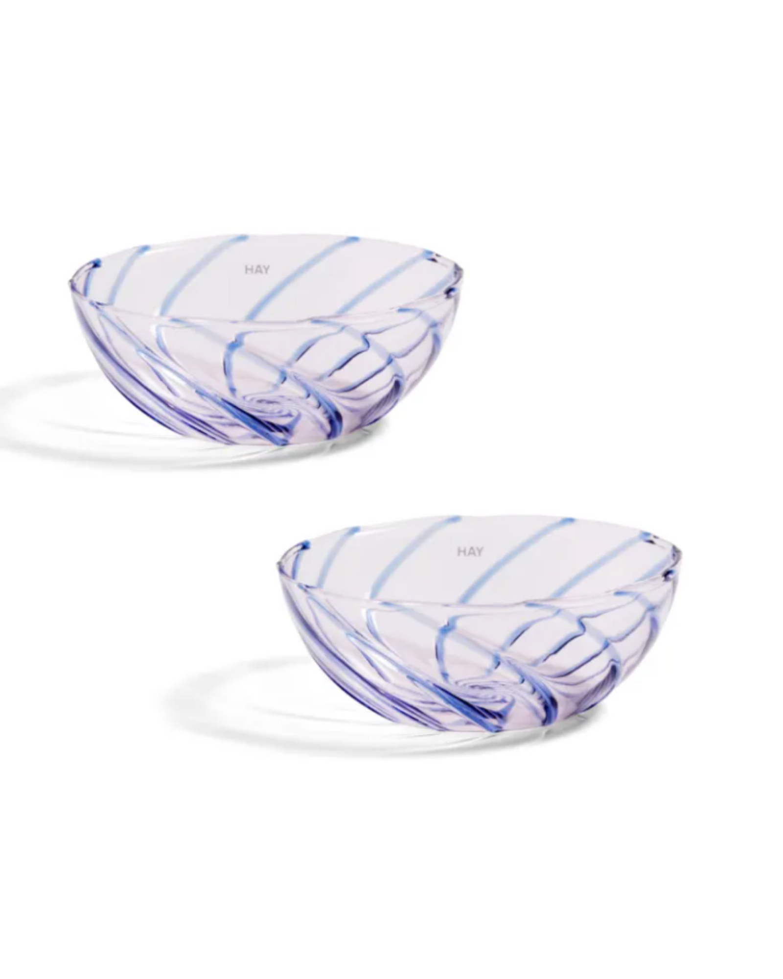 SPIN BOWL - LIGHT PINK BLUE STRIPE