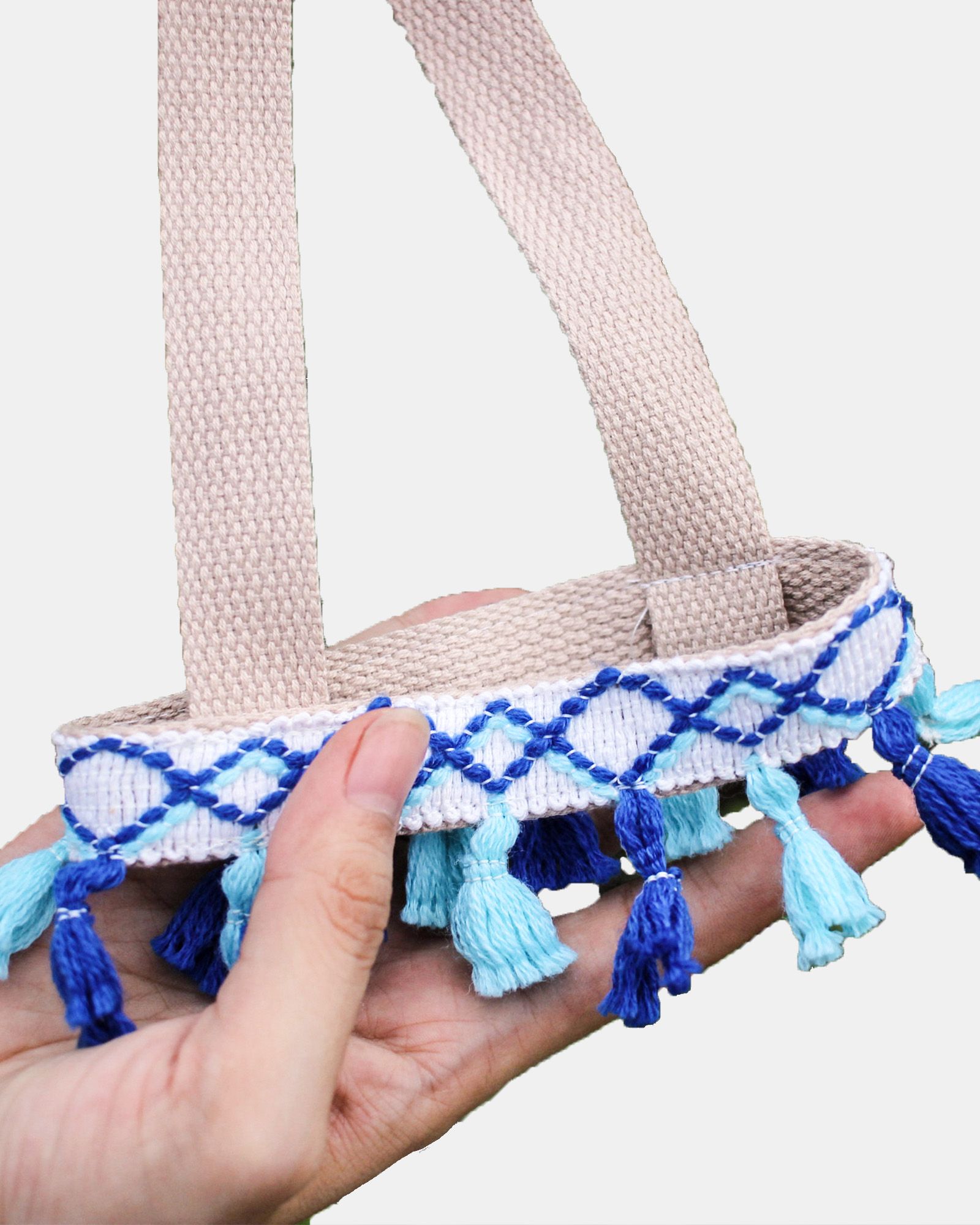 Blue Ocean Tassels Cup Holder