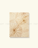  Ecolotus White Leaves Canvas Picture 