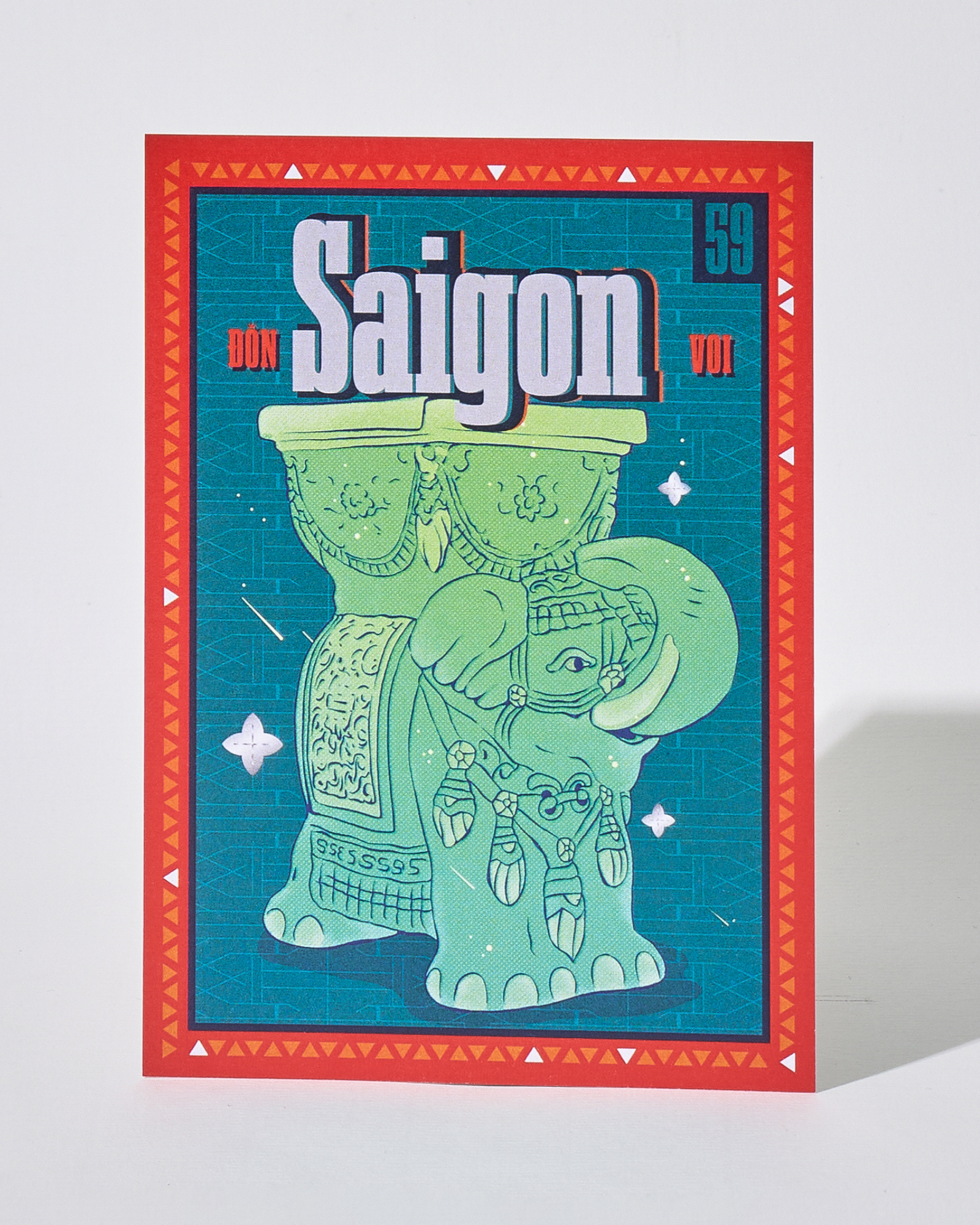  Đôn Voi Saigon Card 