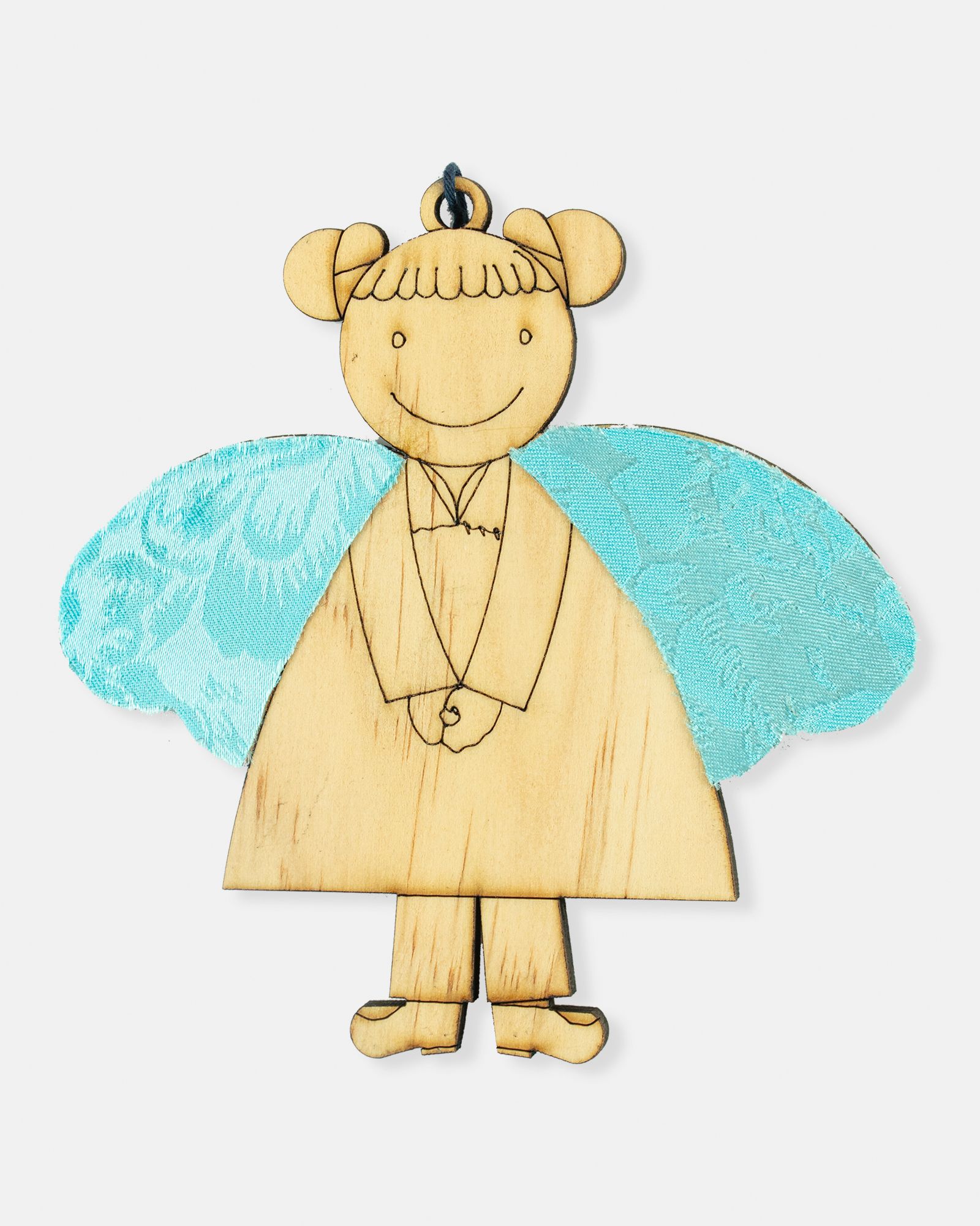  Small Wooden Angel - Bé Thiên Thần Gỗ 