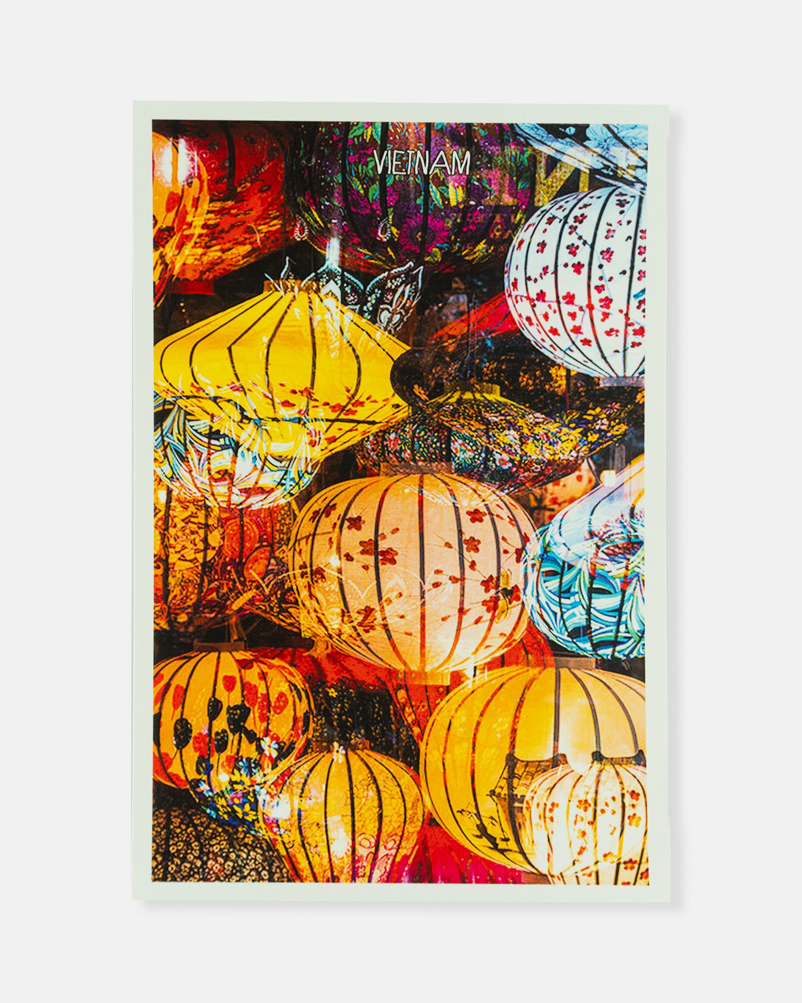 Yellow Lantern Postcard