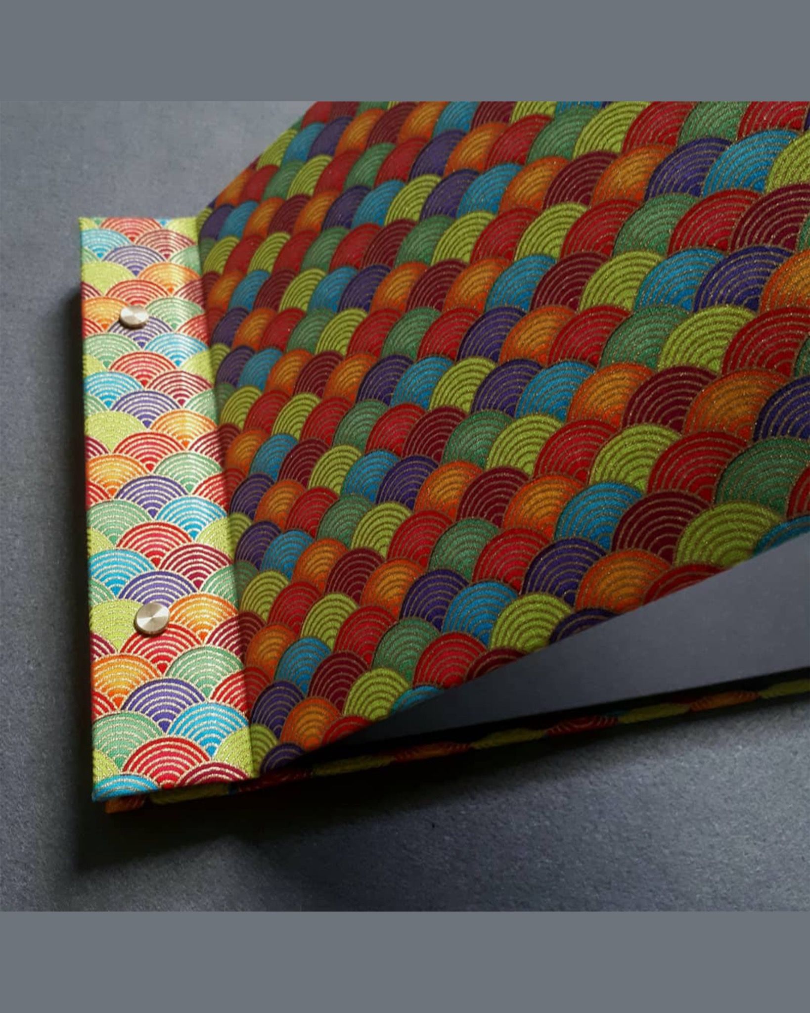  Rainbow Fabric Photo Album 