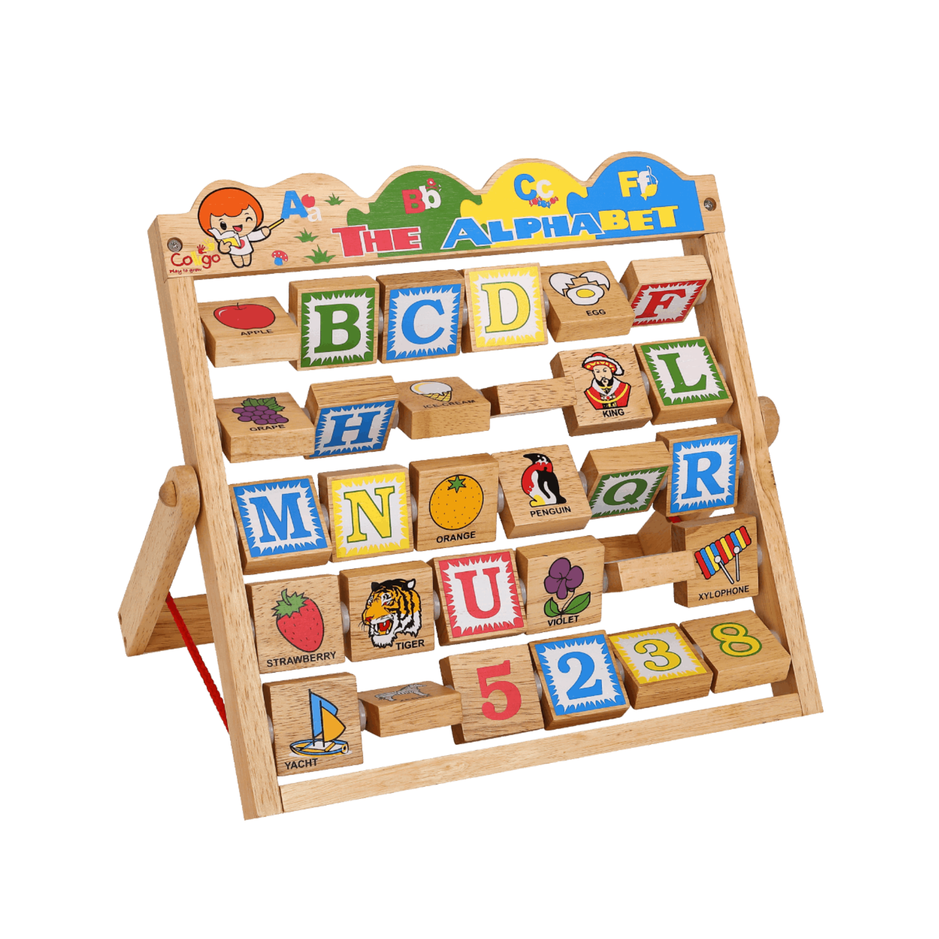 Wooden Alphabet A - Bảng chữ cái Alphabet