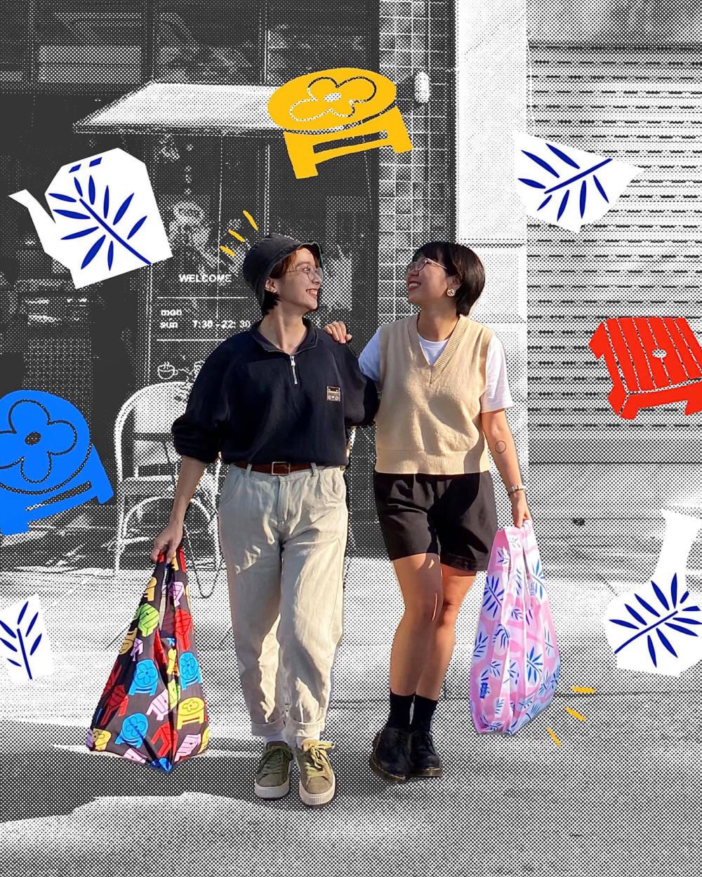 Cành Hồng Reusable Bag