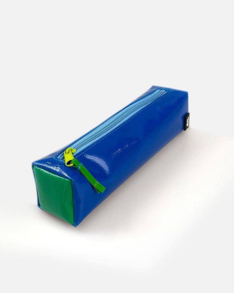 Used Tarp Blue Pencil Case - Hộp Đựng Bút Chì Lam 01