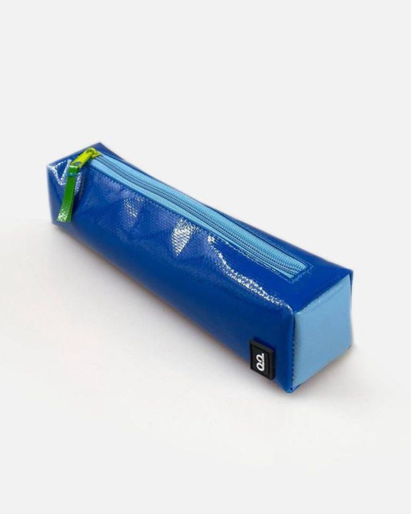 Used Tarp Blue Pencil Case - Hộp Đựng Bút Chì Lam 01