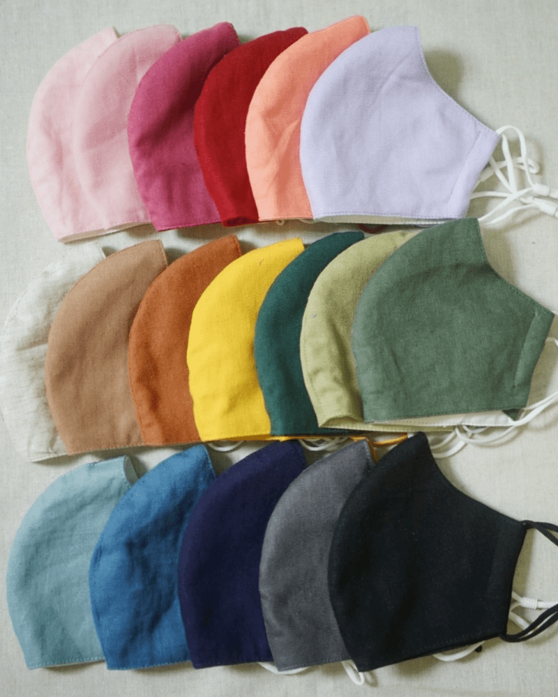 Plain Cloth Face Mask (L) - Khẩu Trang Vải Trơn (L)