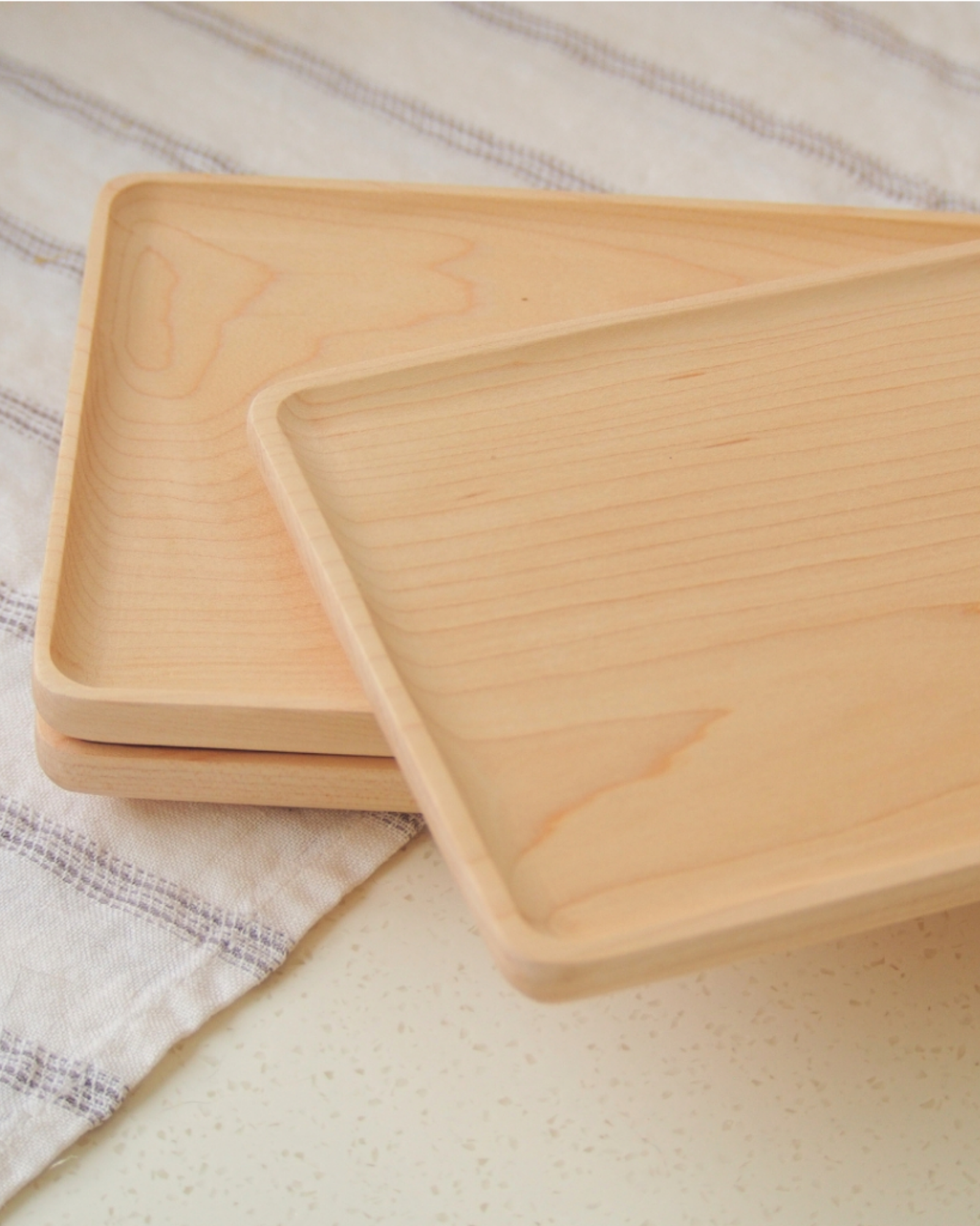 Maple Rectangular Tray 25x15cm/Khay CN 25x15 gỗ Maple