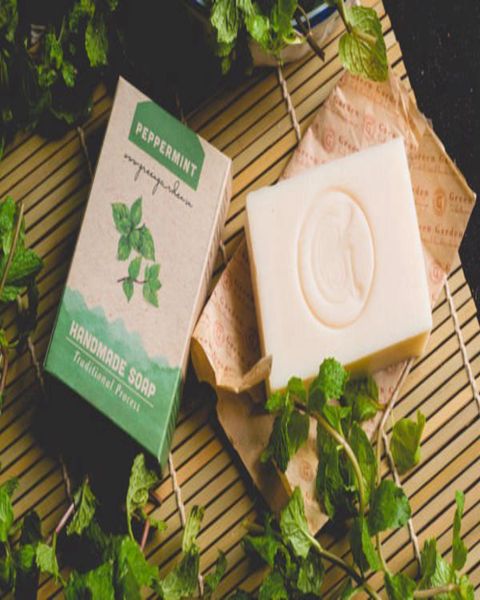  Peppermint Herbal Soap 