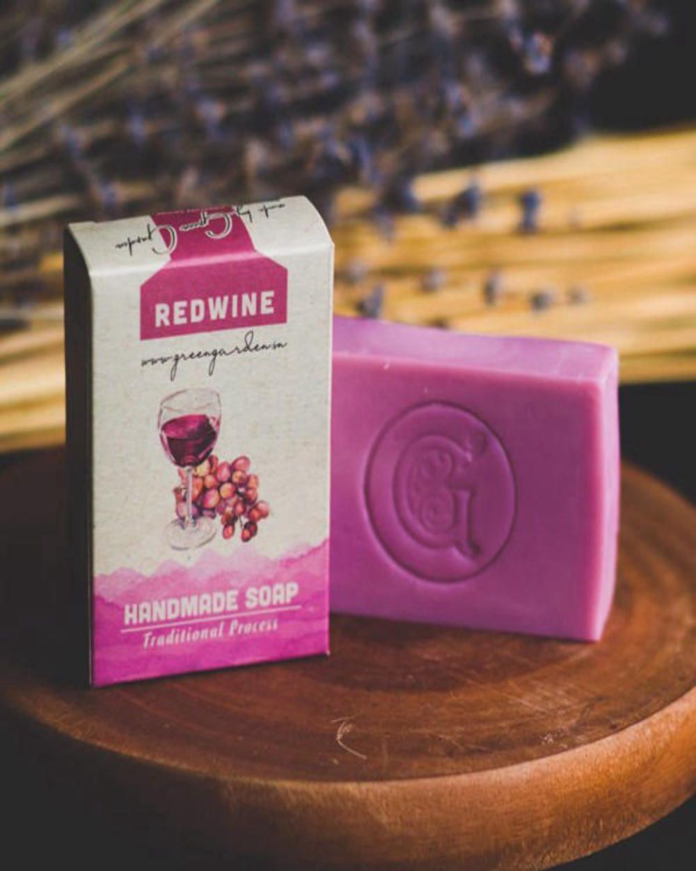 Red Wine Herbal Soap