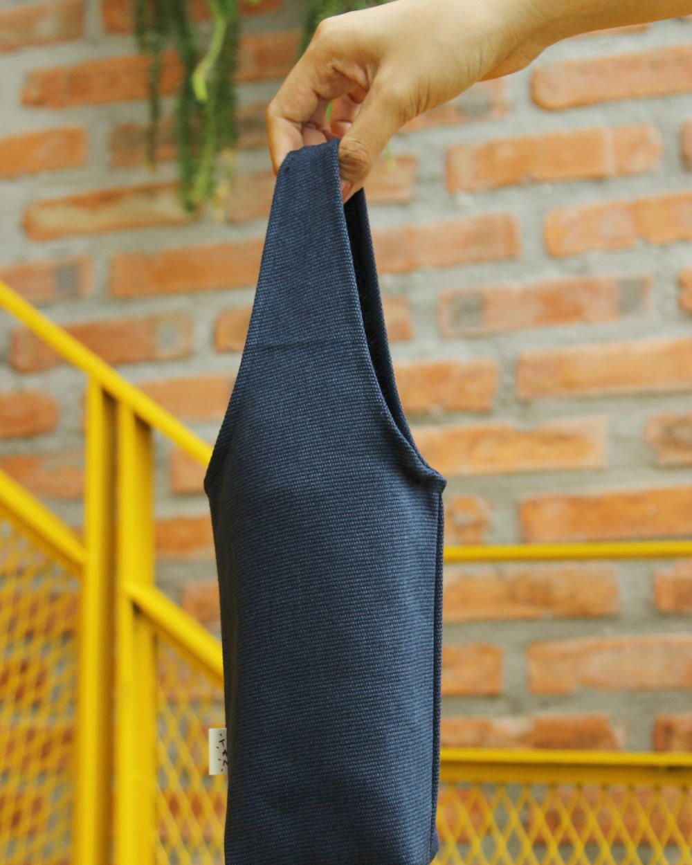 Canvas Blank - Navy Blue (Túi vải 1 quai - BC010)