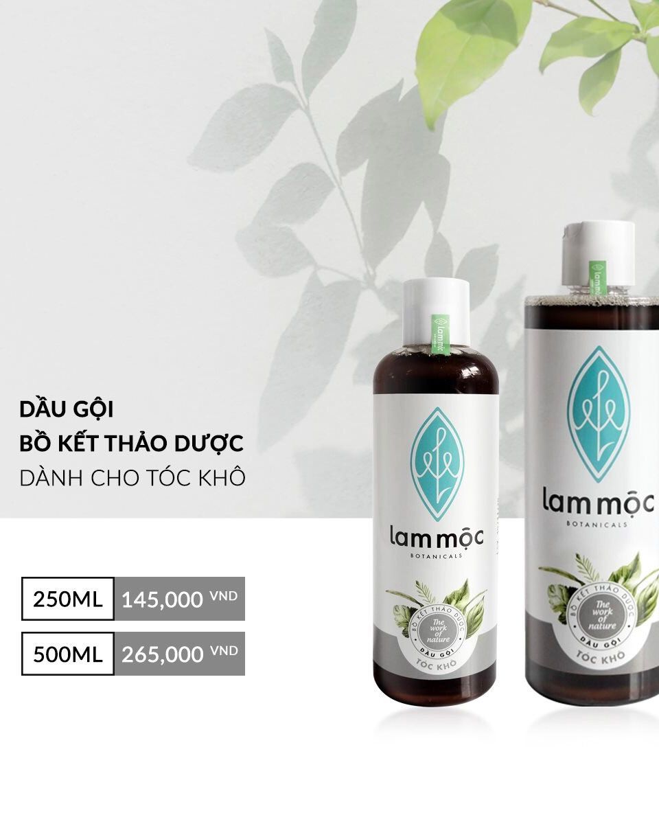 Botanical Shampoo for Dry Hair - Dầu Gội Bồ Kết Cho Tóc Khô