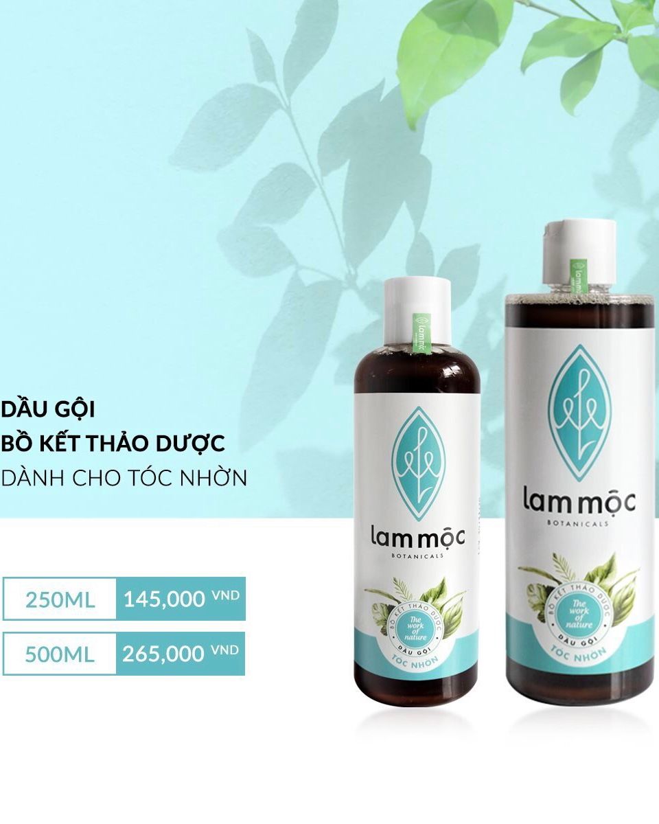 Botanical Shampoo for Oily Hair - Dầu Gội Bồ Kết Cho Tóc Nhờn