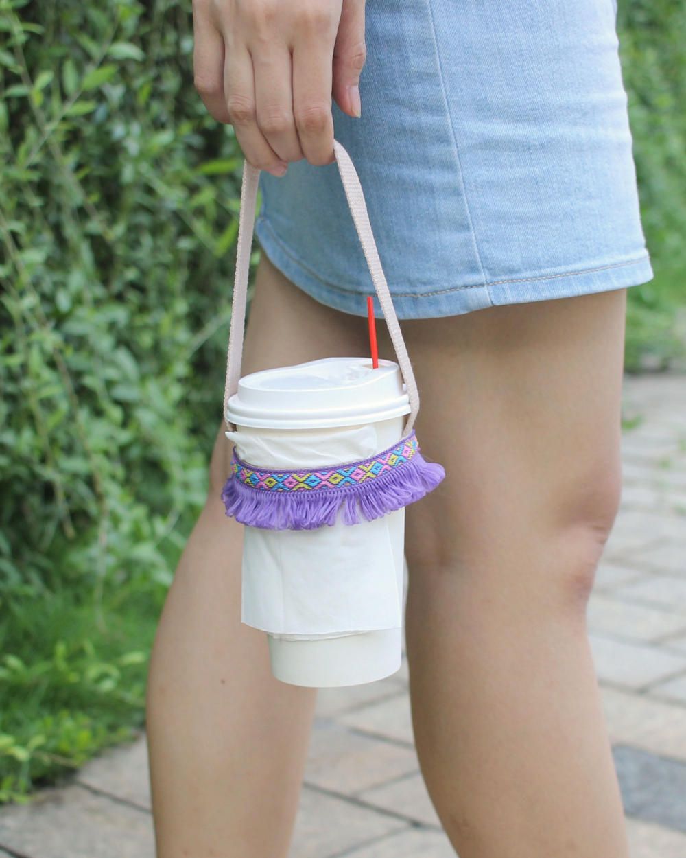 Violet Ribbon Tassels (Quai vải - PP008)