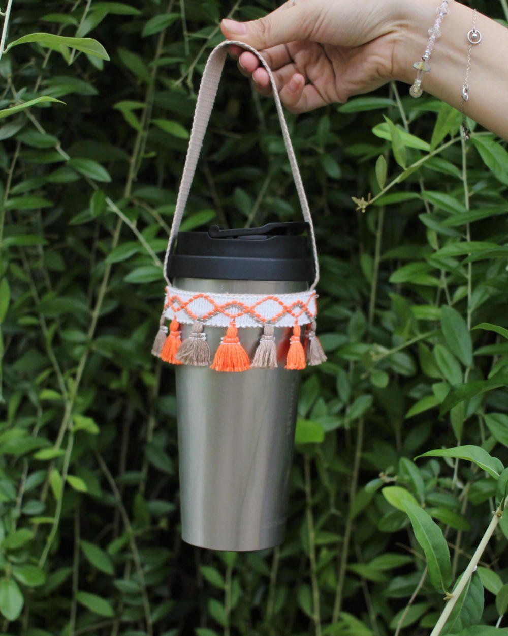 Brown orange Tassels (Quai vải - PP006)
