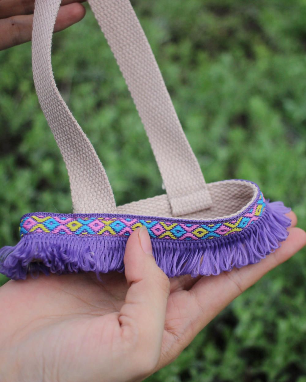 Violet Ribbon Tassels (Quai vải - PP008)