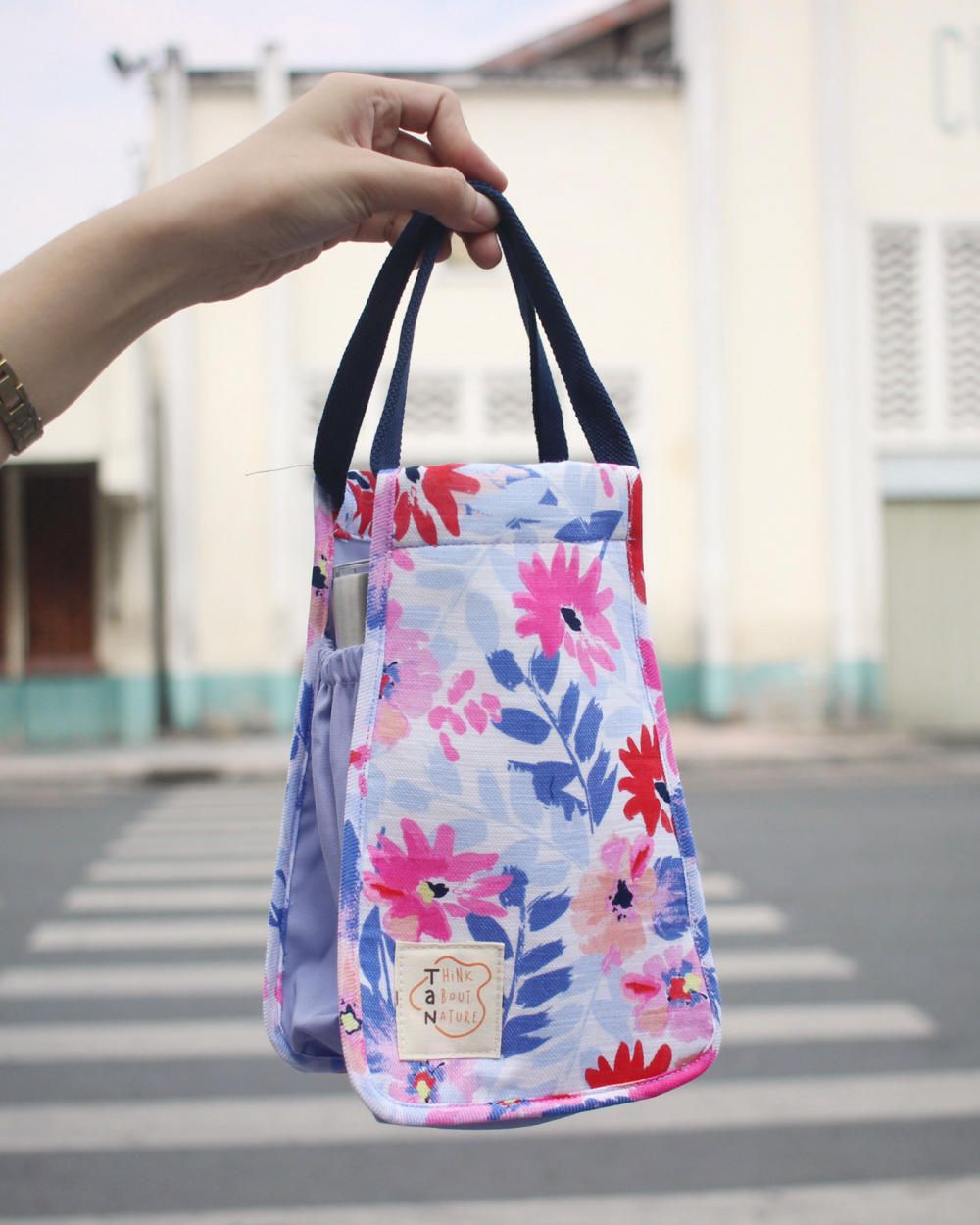 Lilac Floral (Túi vải - TZ012)