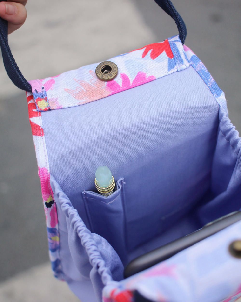 Lilac Floral (Túi vải - TZ012)