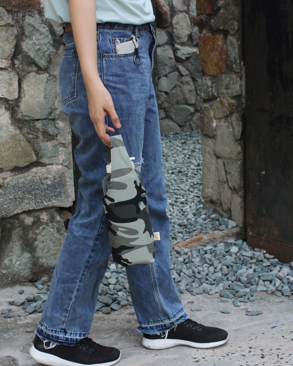 Grey USWoodland (Túi vải 1 quai - TC009)
