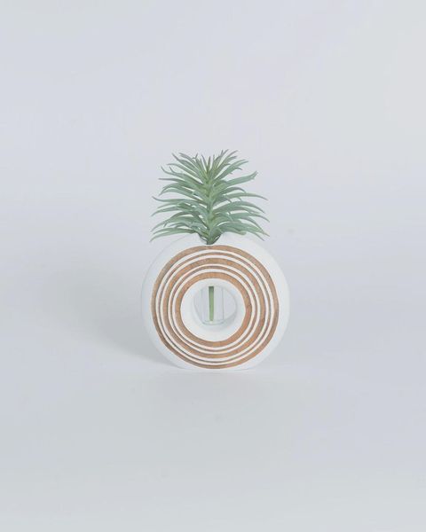  Donut Wooden Vase 
