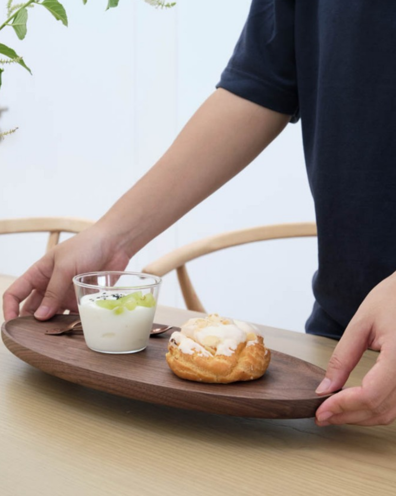 Maple Oval Tray - Khay Oval Gỗ Maple
