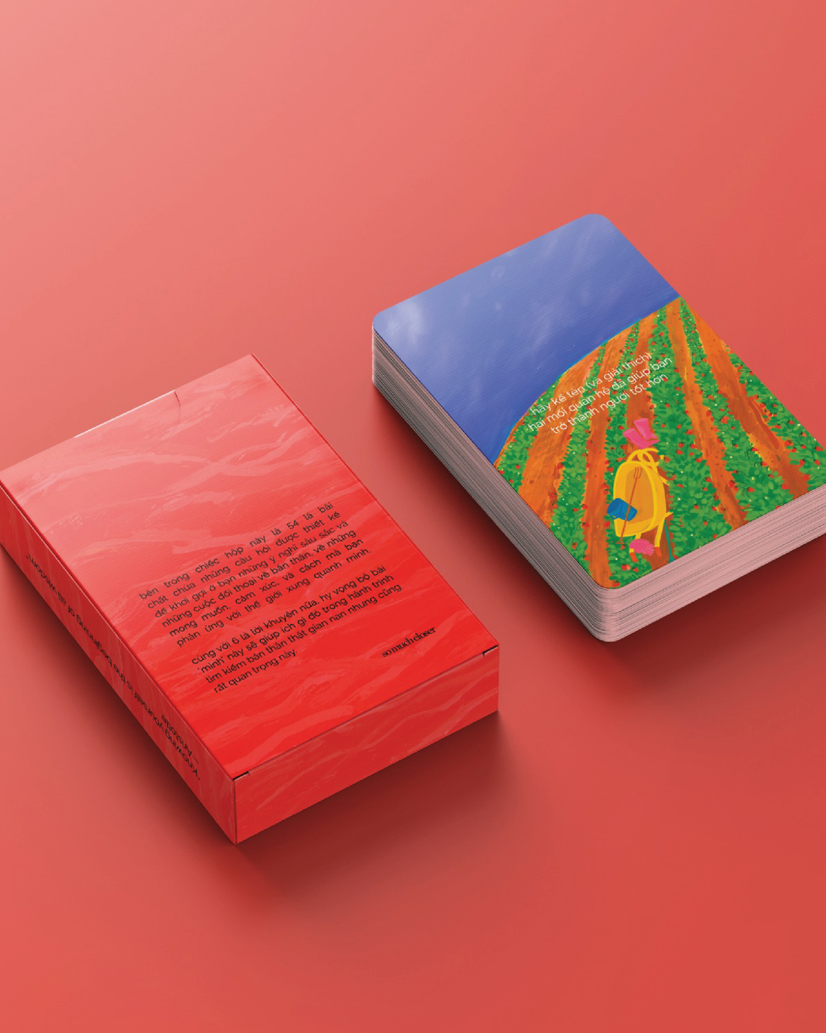 Mình Playing Cards - Red