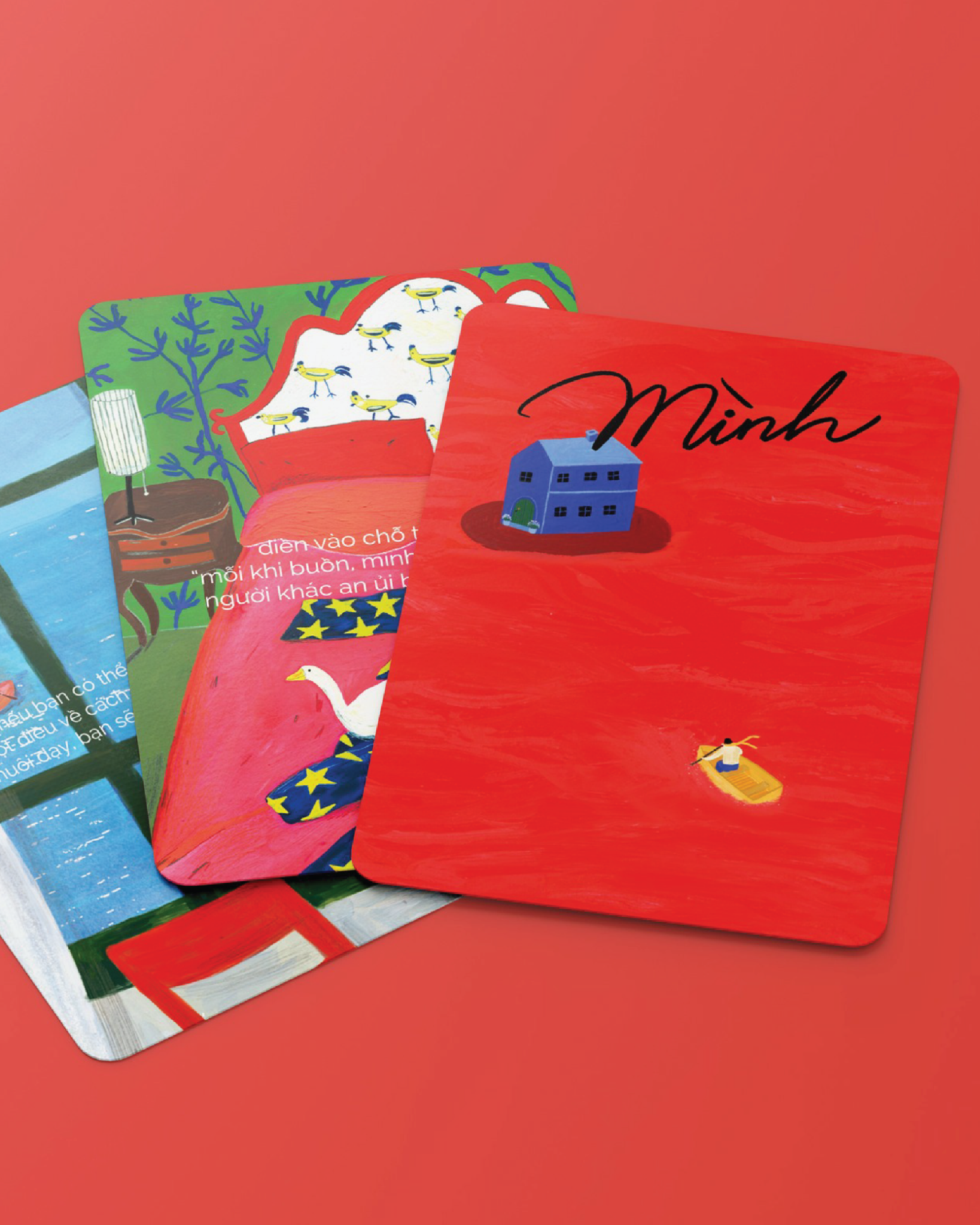 Mình Playing Cards - Red