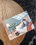  Girl And Pet Card 